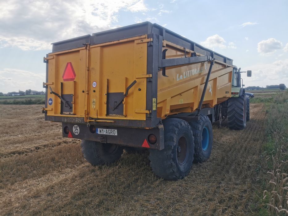 Przyczepa tandem skorupowa łódka 14 ton
