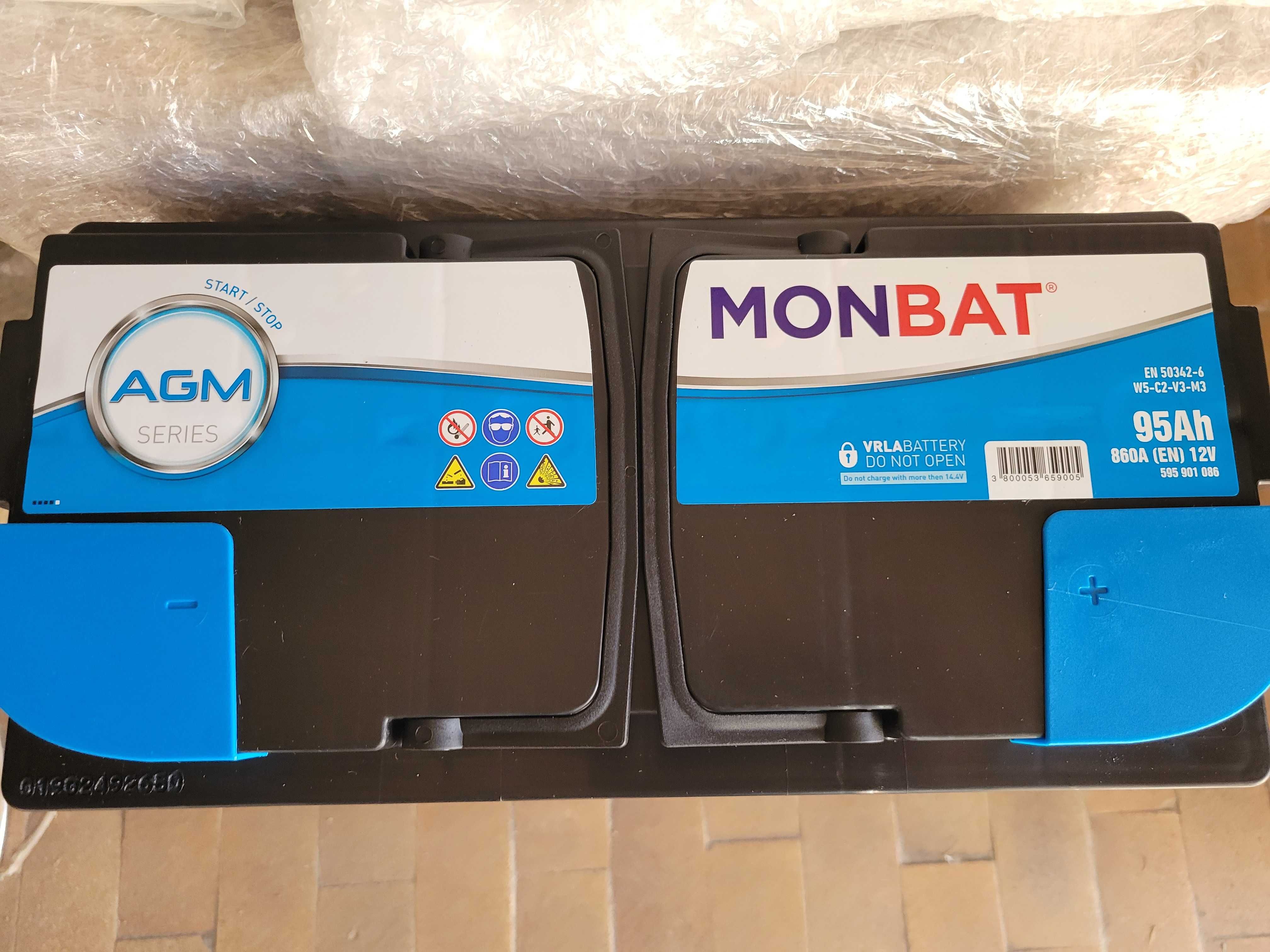 AGM Аккумулятор Monbat 95 a/h для Start-Stop или UPS