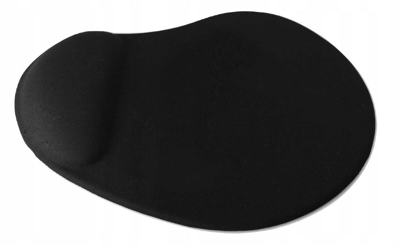 Energomiczna podkładka pod myszkę nadgarstek 22,5x22cm czarna