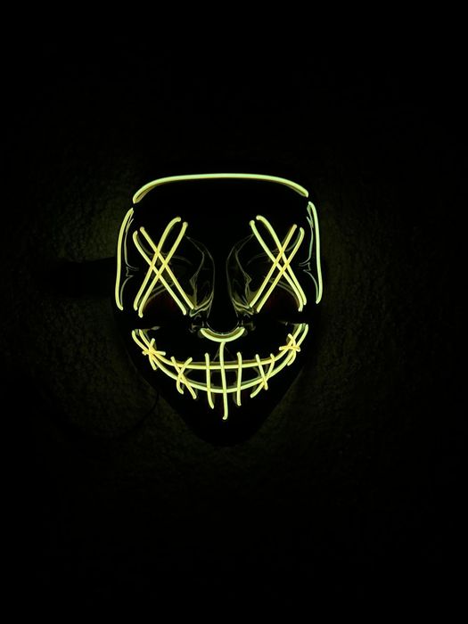Świecąca maska Hallowen