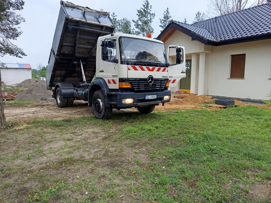 Kruszywa piasek transp