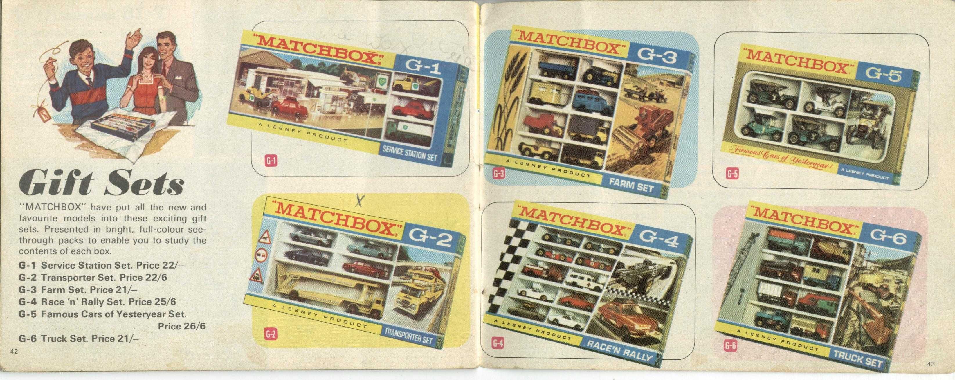 Matchbox katalog modeli 1969 rok skan