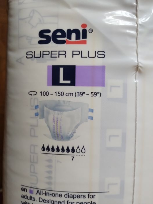 Seni Super Plus Pieluchomajtki rozmiar L 30 szt.