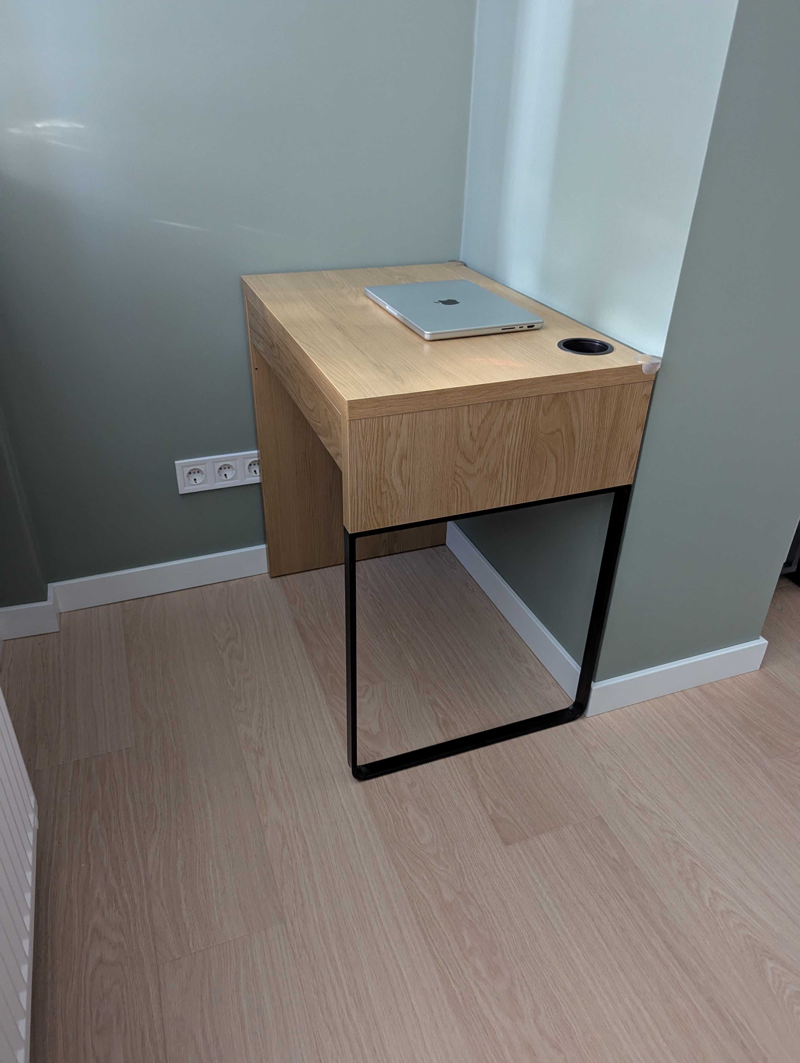 IKEA MICKE 203.517.42 компактний робочий стіл колір під дуб 73x50см