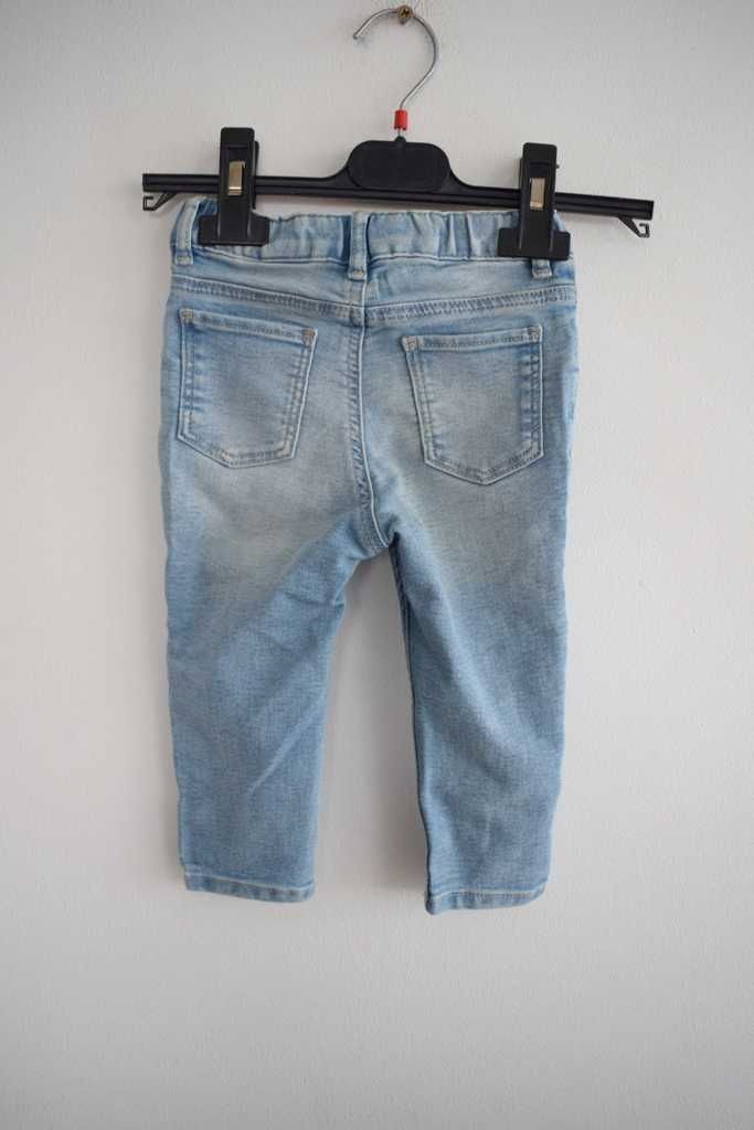 H&M 80 spodnie rurki jeansy 9 - 12