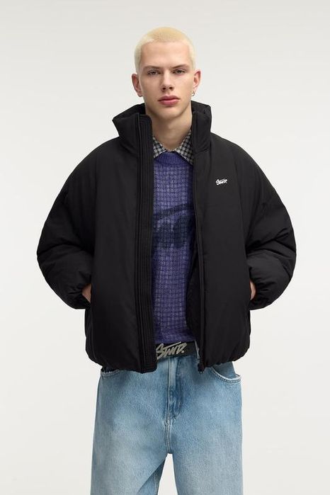 Стьобана куртка PULLPULL&BEAR з логотипом STWD