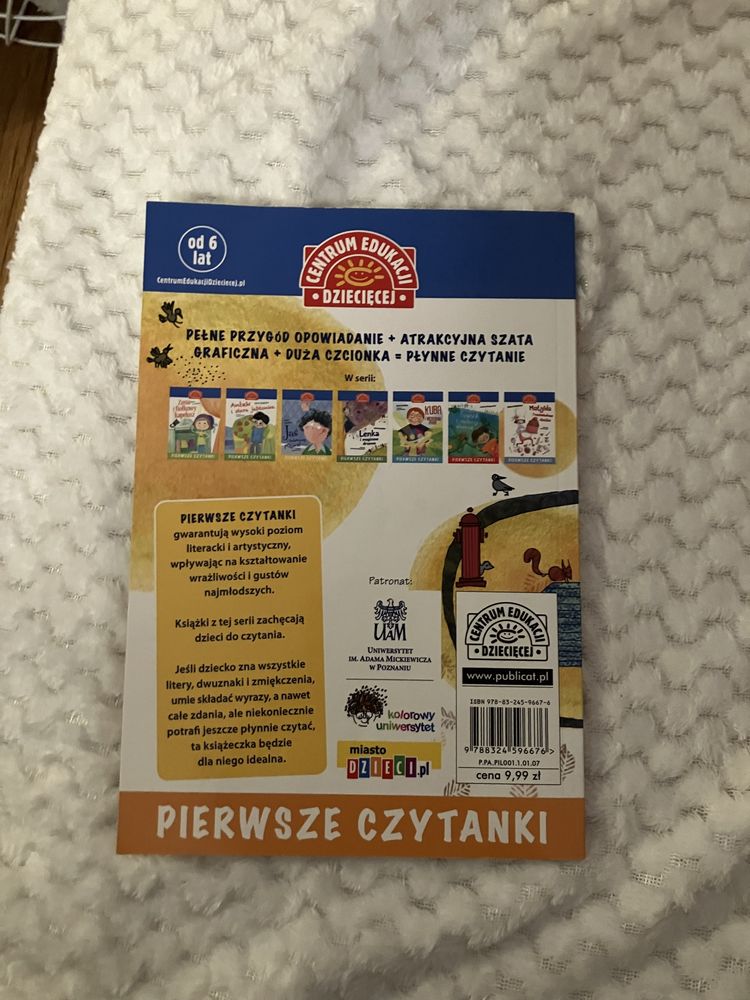 Pierwsze czytanki Irena Landau „Zuzia i piesek w kratkę”