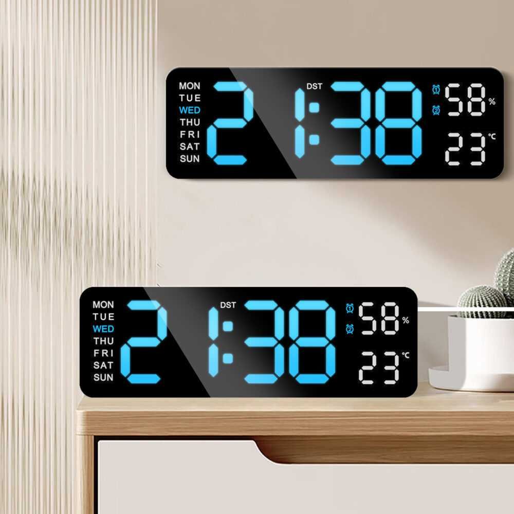 Nowoczesny budzik elektroniczny z podświetleniem LED