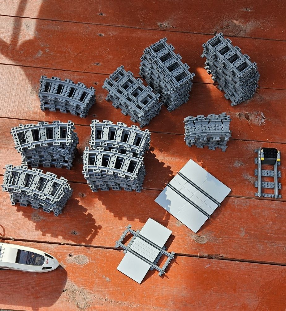 Lego city 60051 i 60198 plus tory pociąg ciuchcia