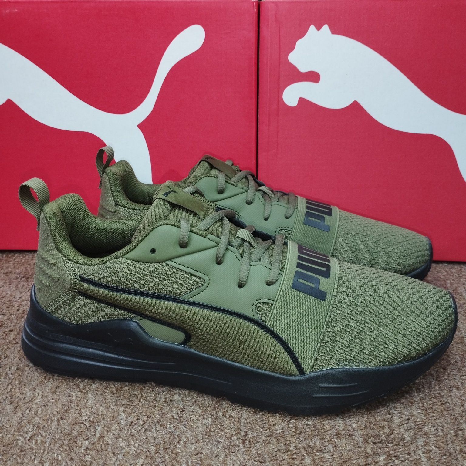 41-45. Кросівки Puma Wired Run Pure Green