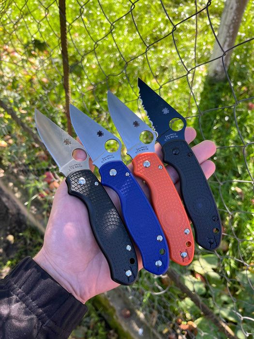 Spyderco Para 3. Нож. Нож складной. Ніж складаний. Спайдерко