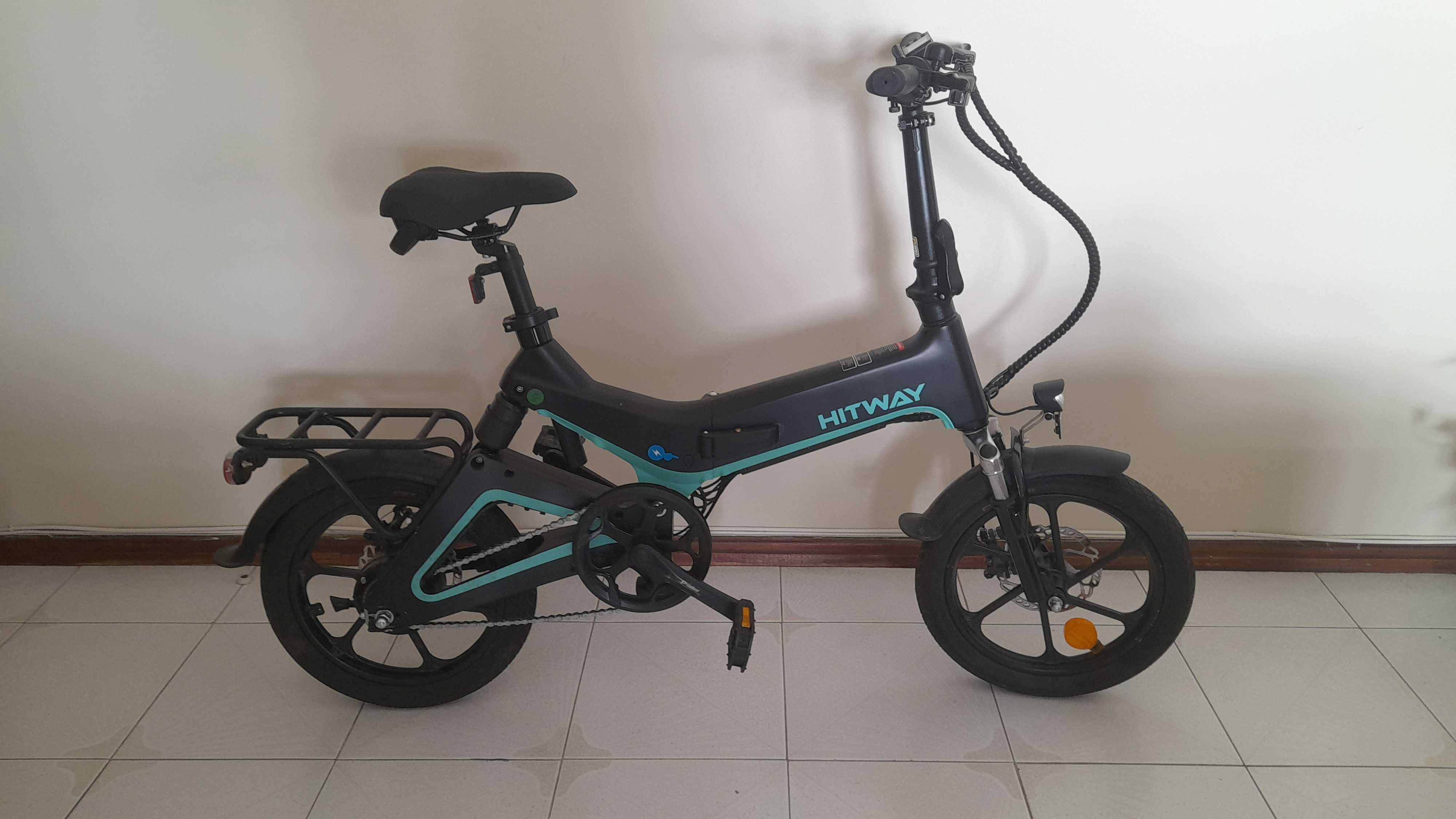 Bicicleta Elétrica Hitway BK2, Garantia de 2 anos! (Só 115km feitos)