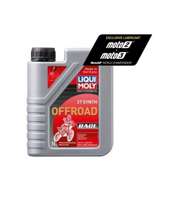 Oleo Liqui Moly 100% sintético 2T Off road 1L óleo Mistura Competição