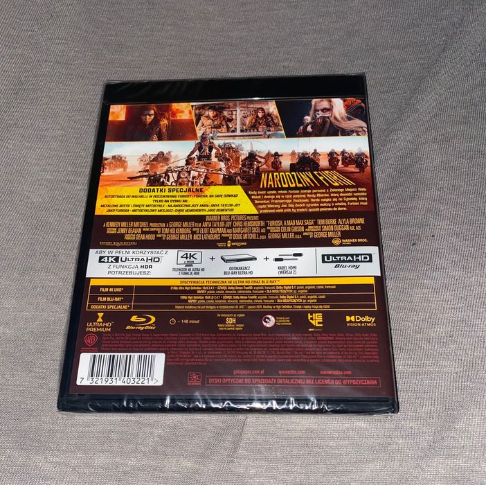 Furiosa Mad Max Saga 4K+Blu-Ray PL