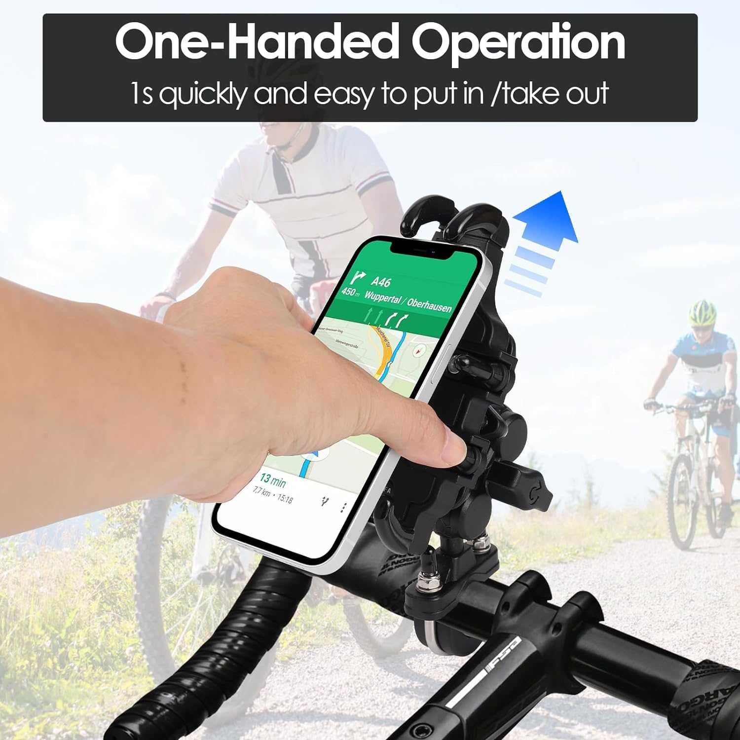 Suporte telemóvel para bicicleta  mota motocicleta