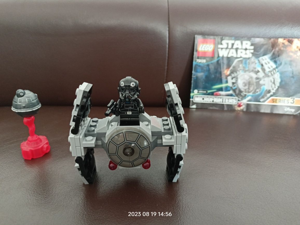 Kompletny LEGO Star Wars 75128 Microfighters TIE Advanced Prototype