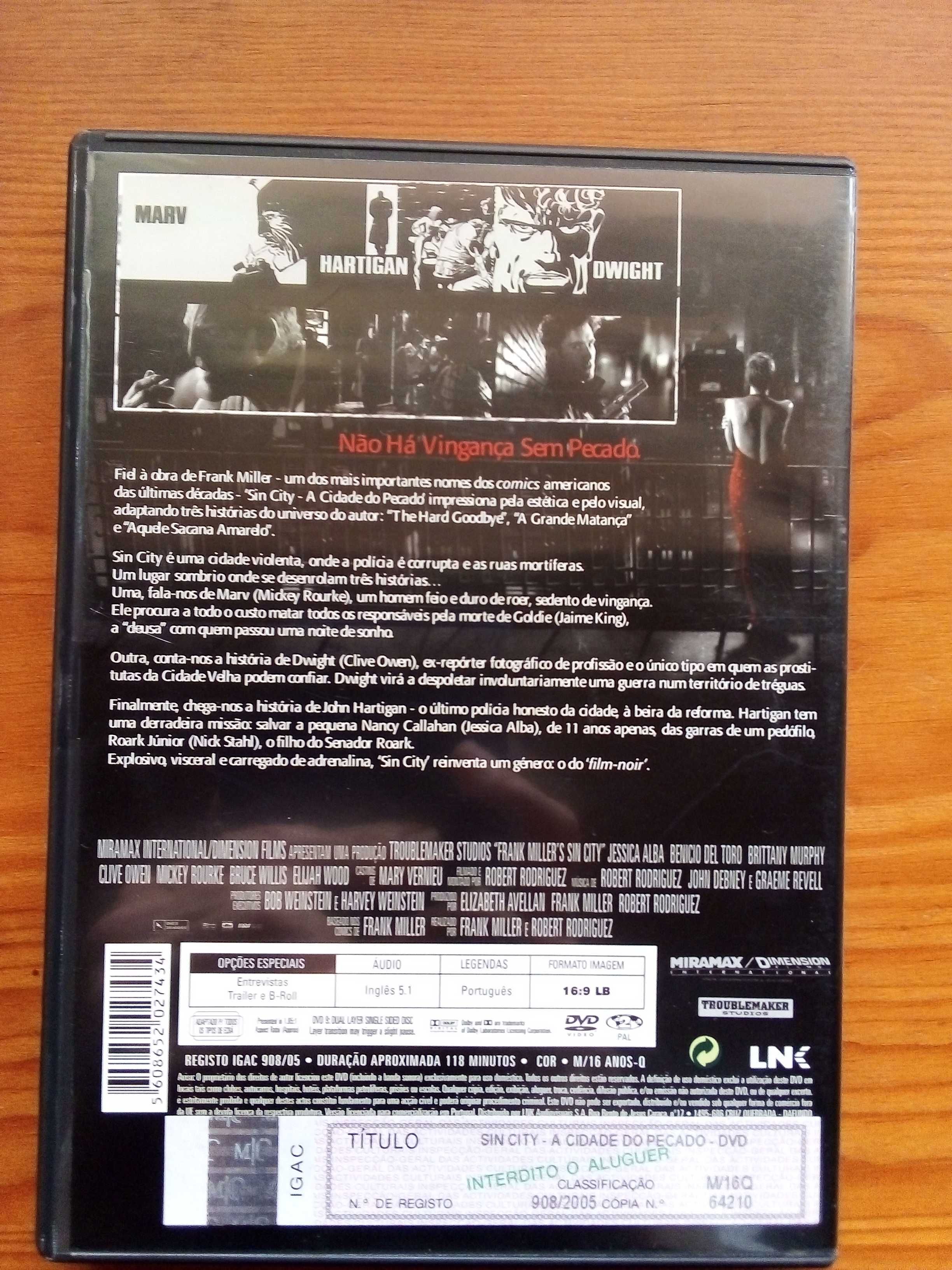 Sin City - Frank Miller, Jessica Alba, Bruce Willis,