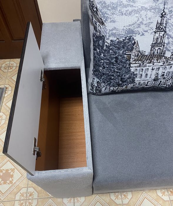 Диван прямий розкладний євро книжка