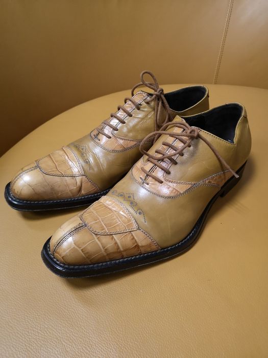 Cesare paciotti. Туфли. Крокодил. Италия