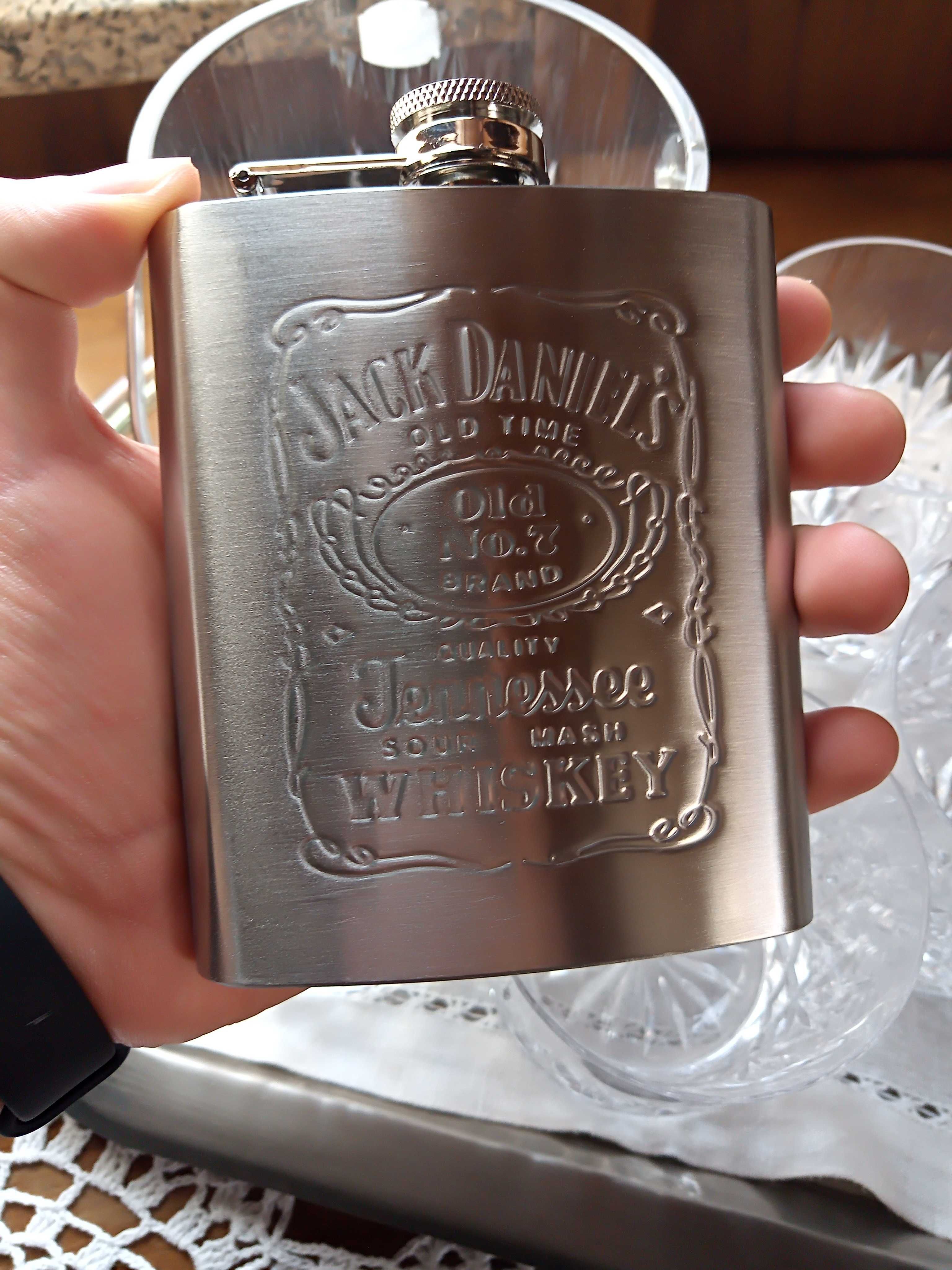 Cantil de bolso Whisky Jack Daniel's para bebidas aço inoxidáve (NOVO)