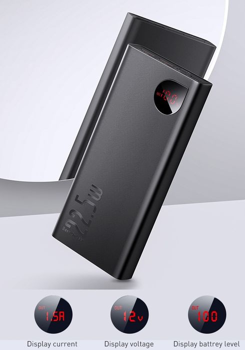 BASEUS ADAMAN 20000mAh 22.5W павербанки 2024 рік ОРИГІНАЛ