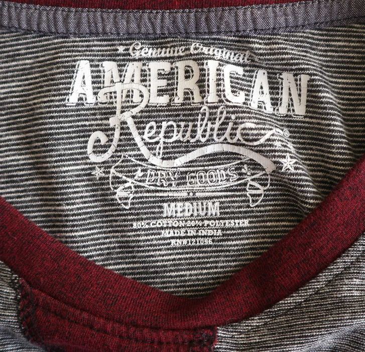 AMERICAN REPUBLIC | bluzka męska long sleeve M