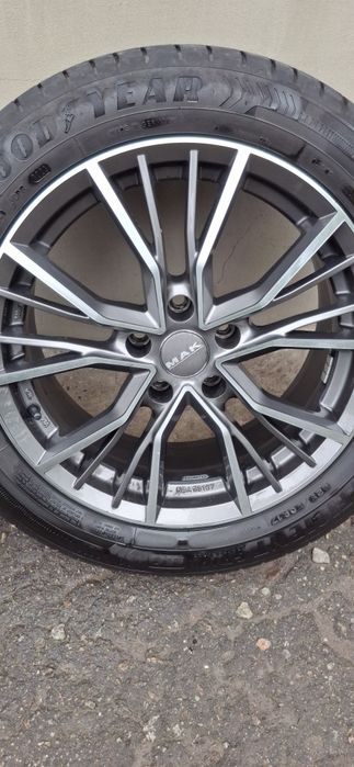Продам диски MAK Union R17 з літніми шинами GoodYear perfomance