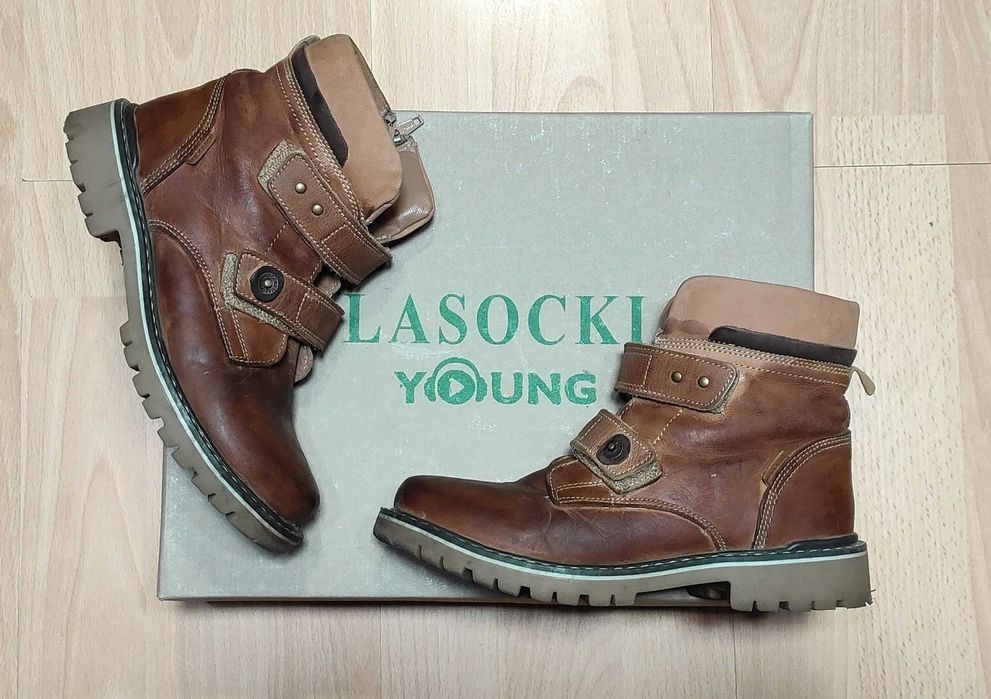 Buty skórzane lasocki