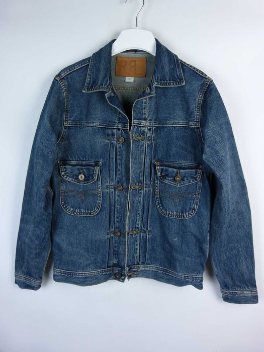 Ralph Lauren RRL Cowboy jeans dżinsowa kurtka dżins / S