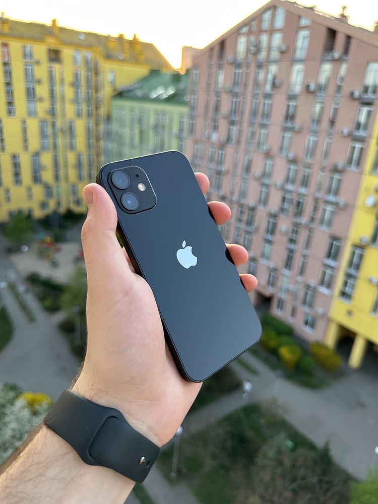 99% Аккум Идеал iPhone 12 64Gb Black Neverlock Айфон