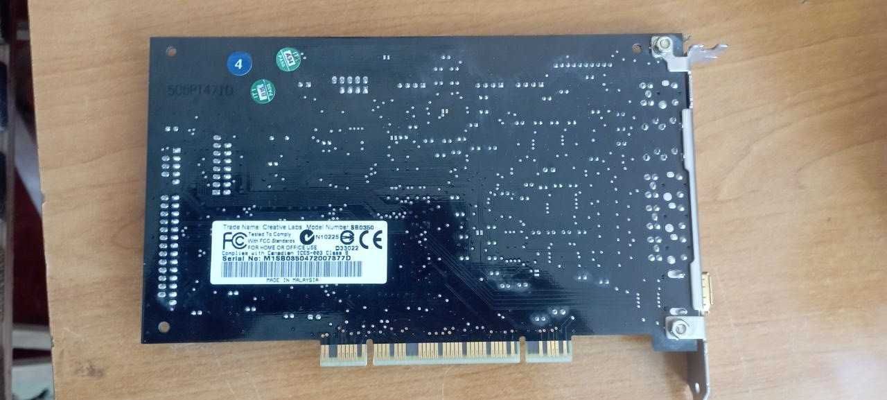 Audigy 2 zs sb0350 звуковая карта pci