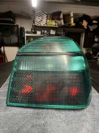 Lampy tył hella green zielone vw golf 3 iii 4 iv cabrio