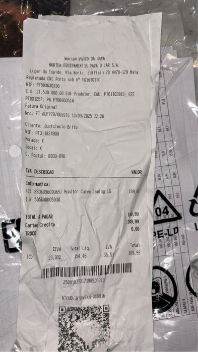 Monitor Lg  180 hz curvo Qhd 2k, ainda com garantia