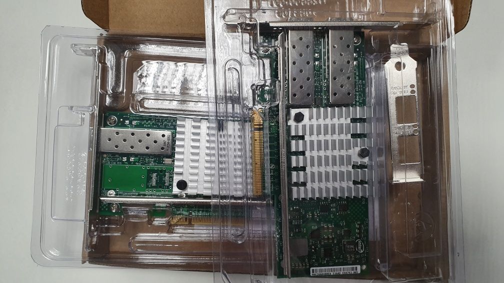 New Сетевая Карта 10G Intel SFP+ Adapter X520 DA1 DA2 X710 DA4