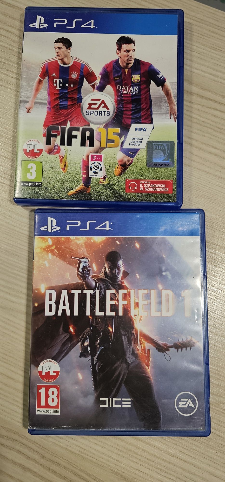 Gra na PS4 Battlefield, FIFA 15, ROCKET LEAGUE