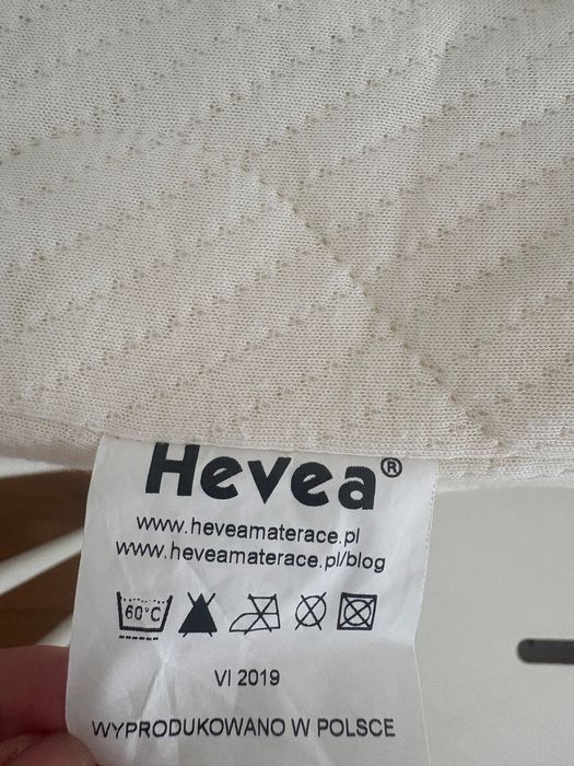 Materac do łóżeczka Hevea 120x60 lateksowo-kokosowy stan IDEALNY