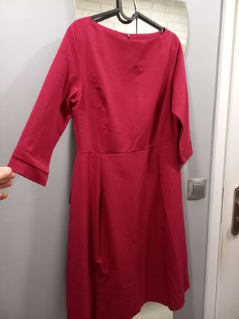 Sukienka bordowa XL nowa z metką