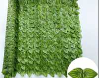 Painel jardim /Vedação vegetação artificial 50cm x3m folha artificial