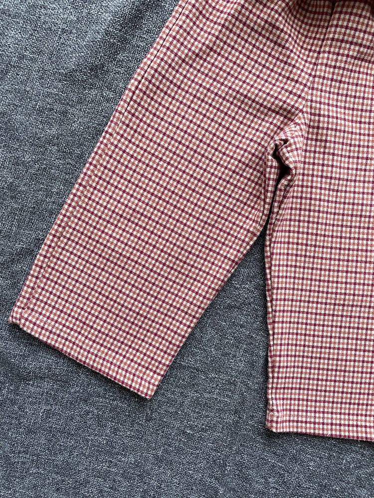 Spodnie typu culotte w kratę Zara rozmiar 104