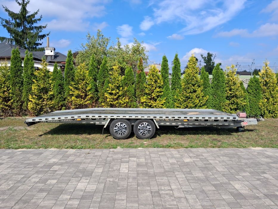 Wypożyczalnia Przyczep Lawetowych – DMC 3500kg / 6m