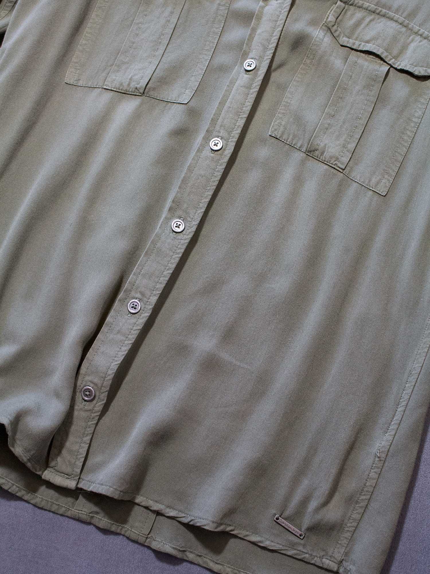 Zielona koszula damska khaki Calvin Klein Jeans XS