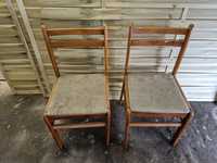 Stołki stołek solidny do renowacji drewniany