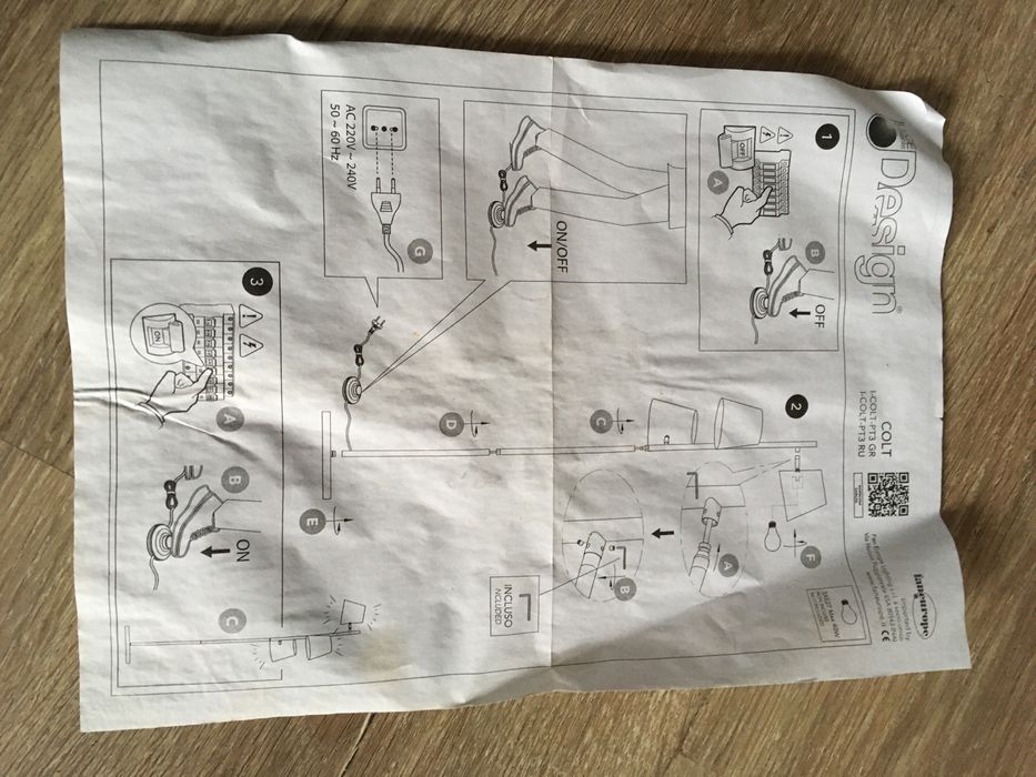 Luce Ambiente Design Colt lampa podłogowa nowa !