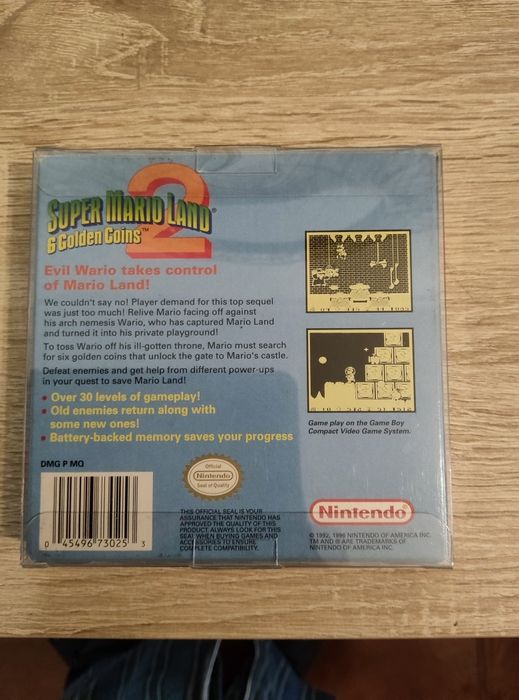 Super Mario land 2 USA raro game Boy
