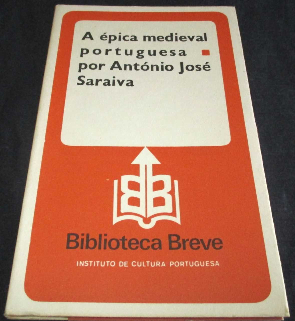 Livro A épica medieval portuguesa António José Saraiva