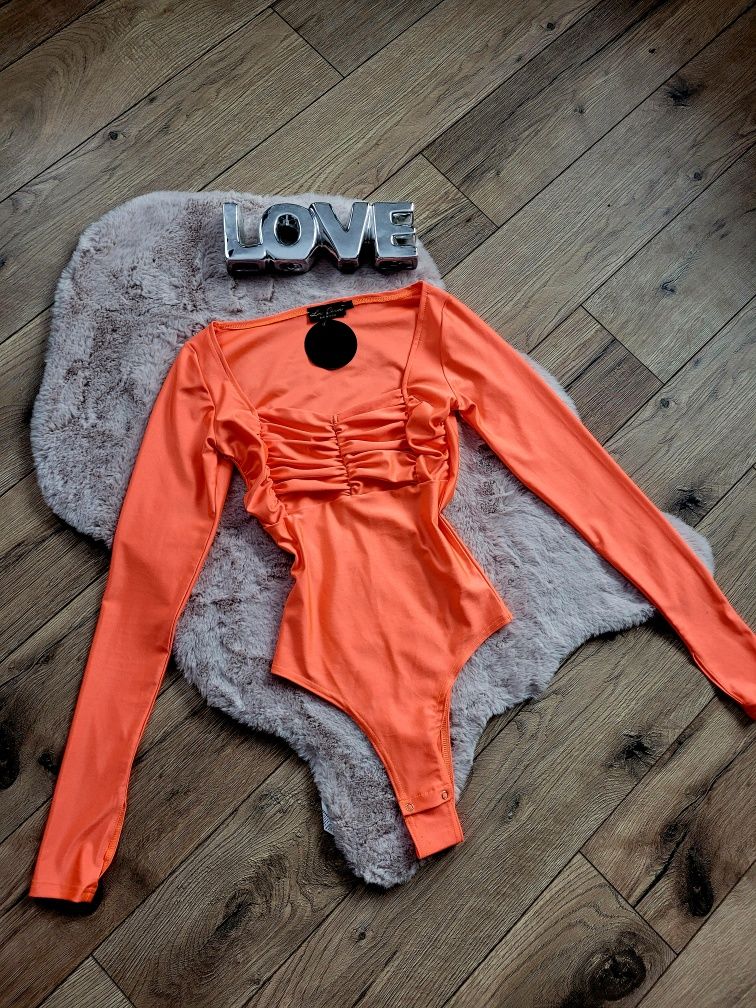 Body Lycra La Coca Lycra xs/s neon pomarańcz
