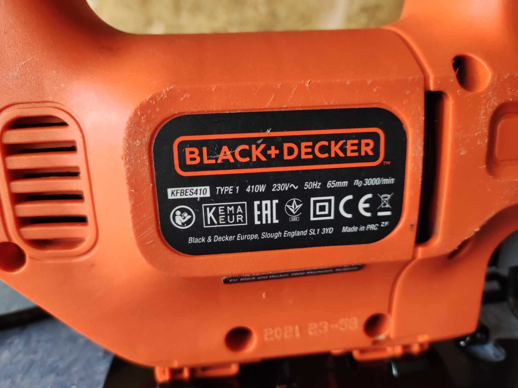 Black&Decker Wyrzynarka 410W SUPER STAN do cięcia drewna