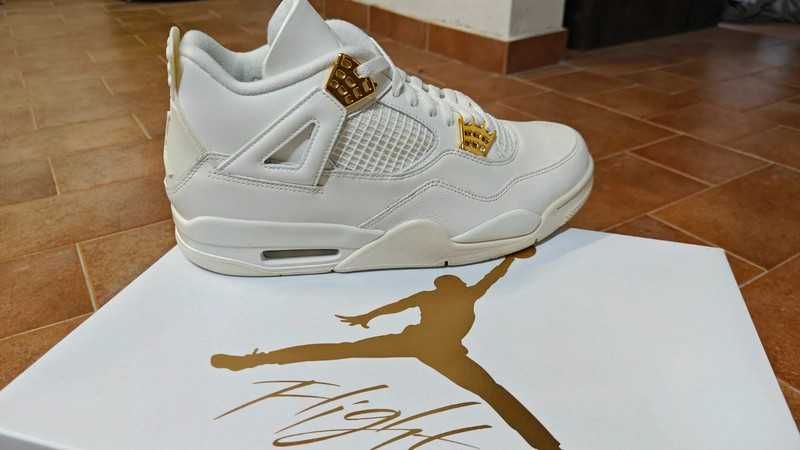 Jordan 4 Retro Metallic Gold Rozmiar 45