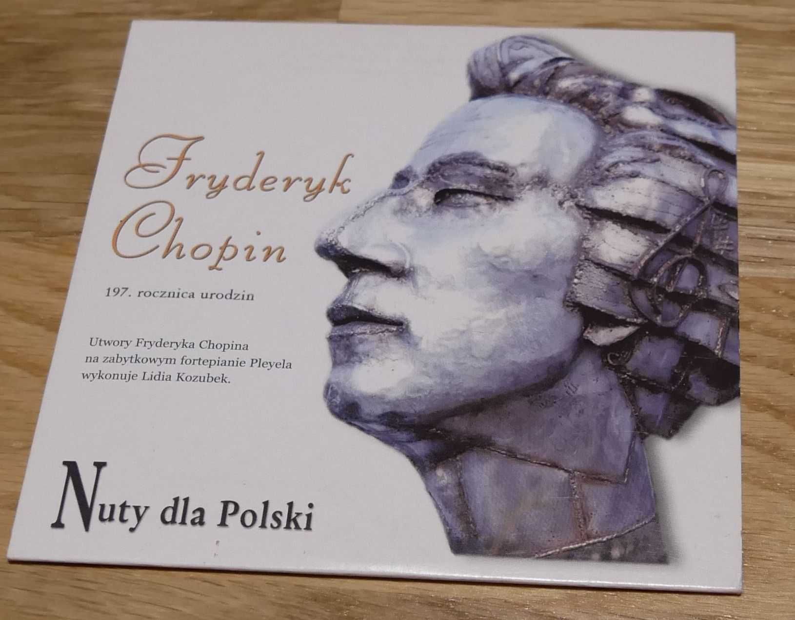 Fryderyk Chopin 197 rocznica Nuty dla Polski płyta CD