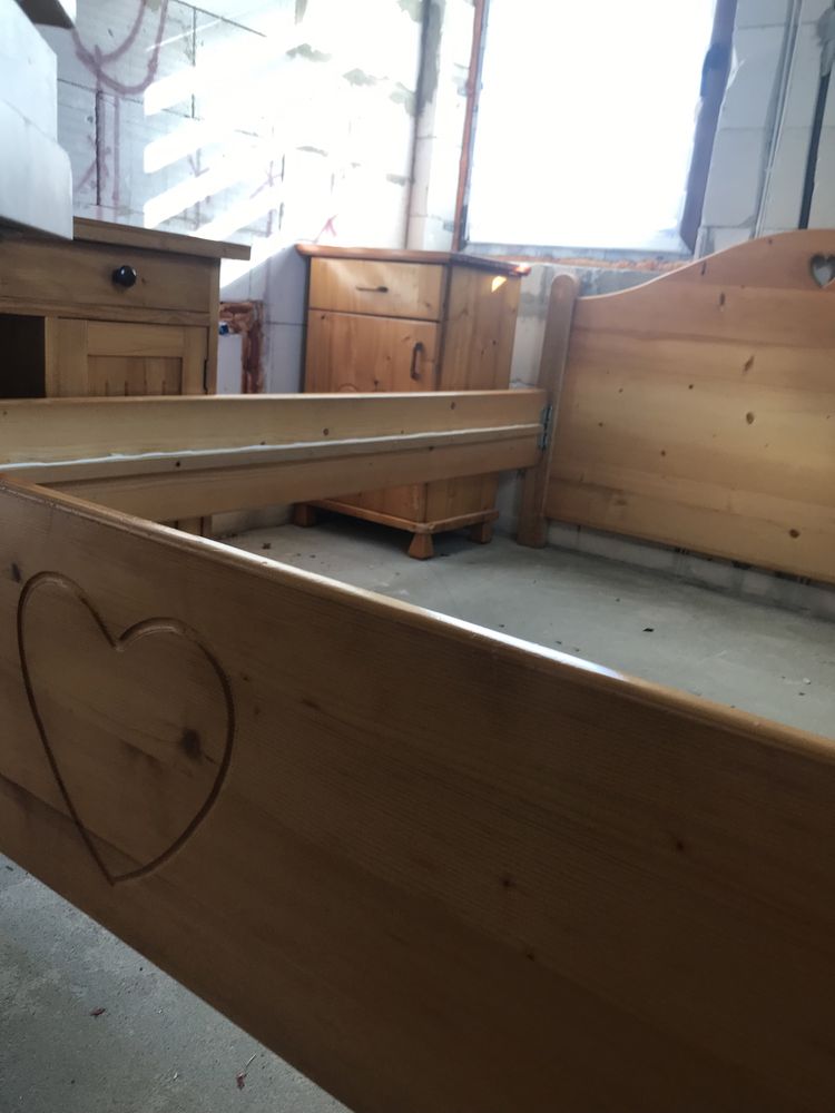 Łóżko drewniane 140x200